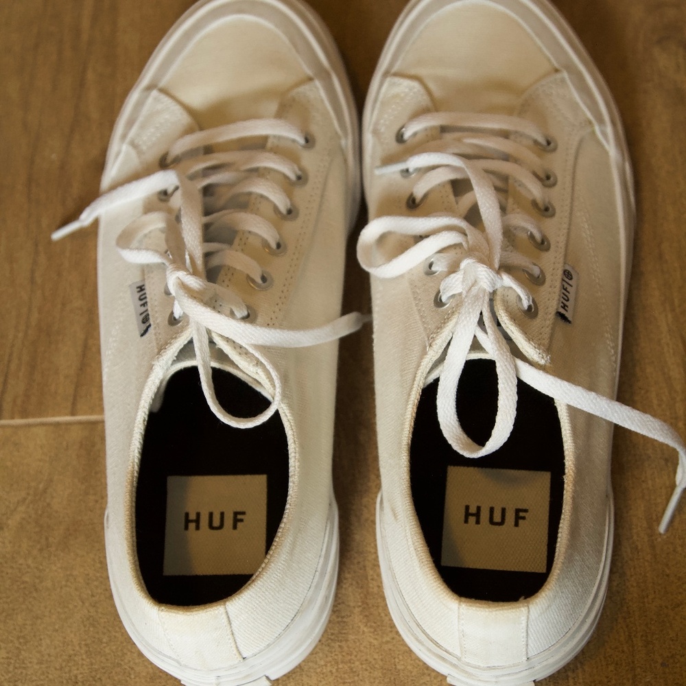 HUF Classic Lo Ess Tx White Canvas